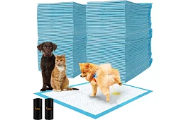 Absorpčné hygienické podložky 100 ks – 60x90 cm + vrecká na exkrementy