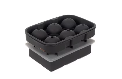 2 silikónové formy na ľad - gule a kocky XXL