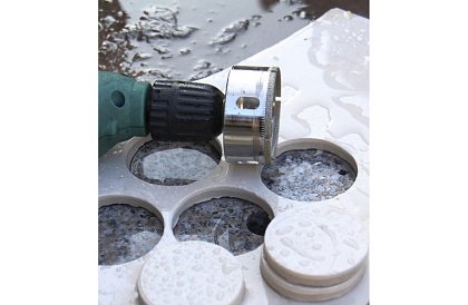 Diamantové vyvŕtavače - sada 10 veľkostí