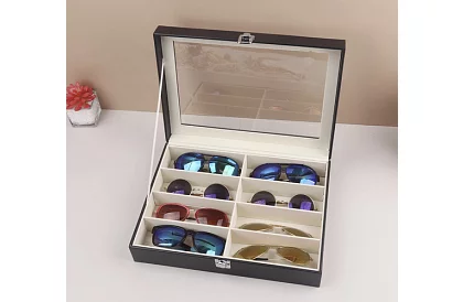 Organizér na okuliare s 8 priehradkami