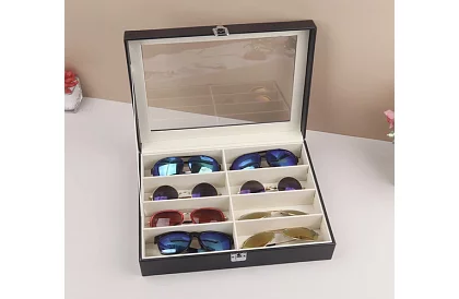 Organizér na okuliare s 8 priehradkami