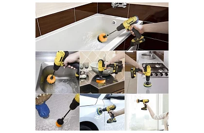 Sada štetcov na vŕtačku – čistenie a leštenie – 22 ks