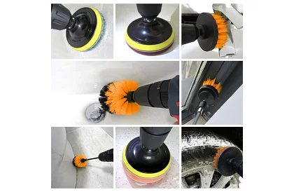 Sada štetcov na vŕtačku – čistenie a leštenie – 22 ks