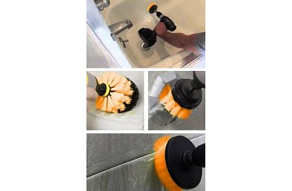 Sada štetcov na vŕtačku – čistenie a leštenie – 22 ks