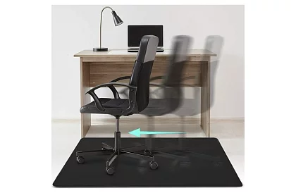 Ochranná podložka pod stoličku - 100 × 140 cm - čierna