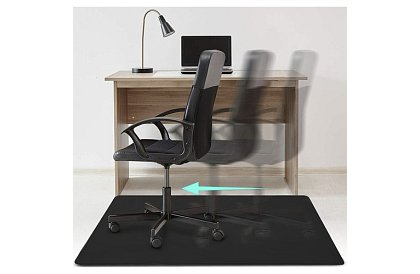 Ochranná podložka pod stoličku - 100 × 140 cm - čierna