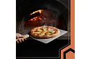 Nerezová lopata na pizzu s drevenou rukoväťou