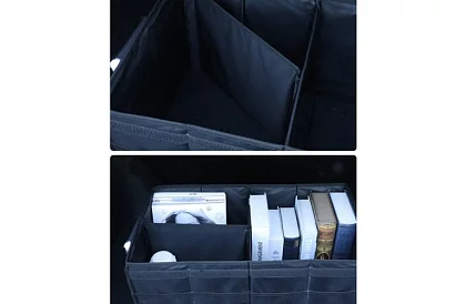 Organizér s viečkom do kufra auta – 50 l