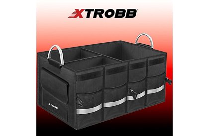 Organizér s viečkom do kufra auta – 50 l