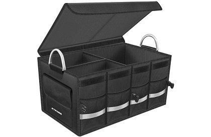 Organizér s viečkom do kufra auta – 50 l