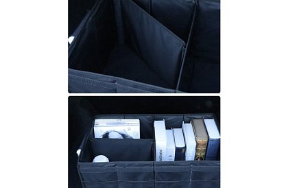 Organizér s viečkom do kufra auta – 50 l