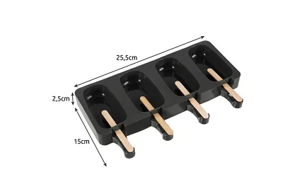 Silikónová forma na nanuky + 50 tyčiek