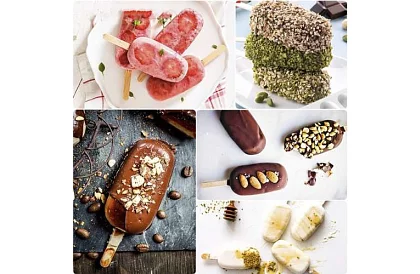 Silikónová forma na nanuky + 50 tyčiek