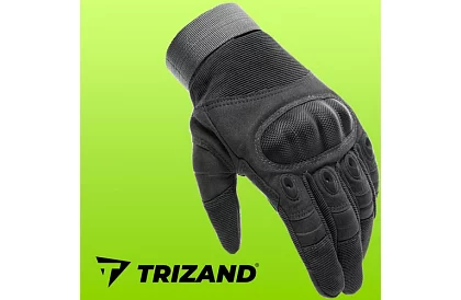 Taktické dotykové rukavice - veľkosť L - čierne