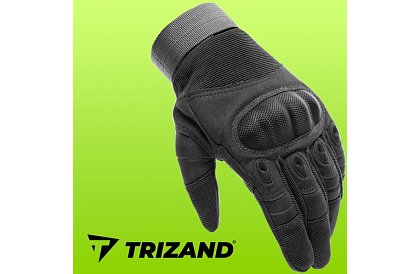 Taktické dotykové rukavice - veľkosť L - čierne