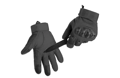 Taktické dotykové rukavice - veľkosť XL - čierne