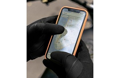 Taktické dotykové rukavice - veľkosť XL - čierne