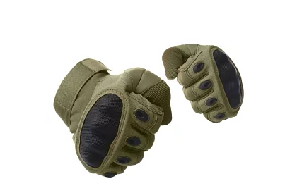 Taktické dotykové rukavice - veľkosť L - khaki