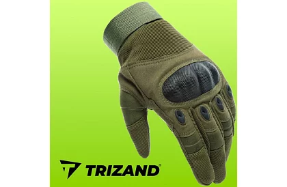 Taktické dotykové rukavice - veľkosť L - khaki