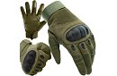 Taktické dotykové rukavice - veľkosť L - khaki