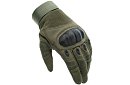 Taktické dotykové rukavice - veľkosť L - khaki