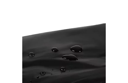 Silná čierna oversize pláštenka