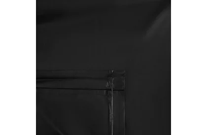 Silná čierna oversize pláštenka