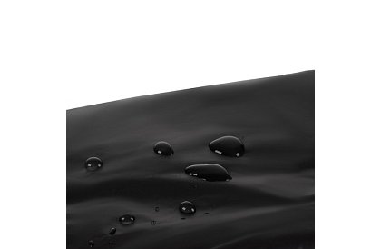 Silná čierna oversize pláštenka