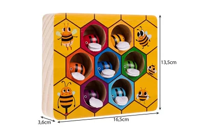 Chyť včelku – drevená edukačná hra