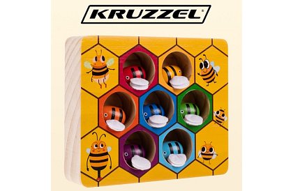 Chyť včelku – drevená edukačná hra