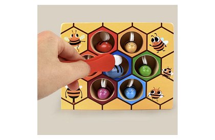 Chyť včelku – drevená edukačná hra