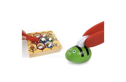 Chyť včelku – drevená edukačná hra