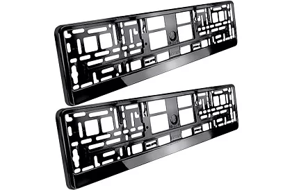 Rámček pod SPZ – čierny – 2 kusy