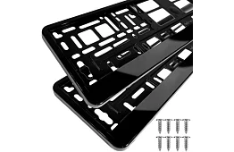 Rámček pod SPZ – čierny – 2 kusy