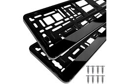 Rámček pod SPZ – čierny – 2 kusy