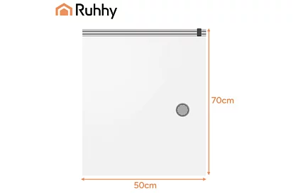 Sada vakuových vreciek 50x70 cm – 10 ks + odsávačka vzduchu