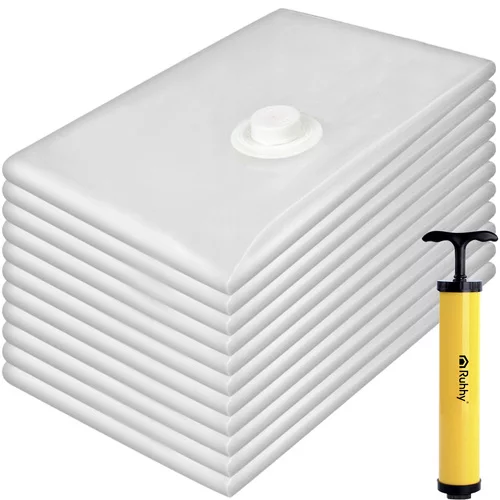 Sada vakuových vreciek 50x70 cm – 10 ks + odsávačka vzduchu