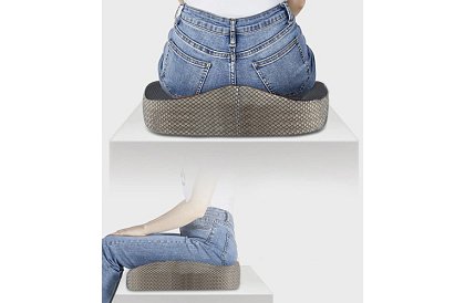 Ortopedický sedák na stoličku z pamäťovej peny