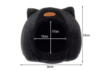 Plyšový pelíšek s ušami - búda