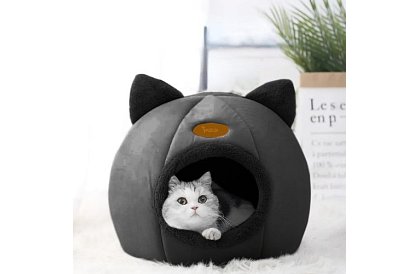 Plyšový pelíšek s ušami - búda