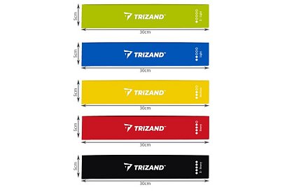 Set posilovacích gúm – 5 kusov v sade