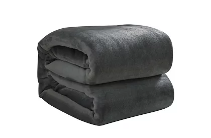 Mäkká teplá silná deka 200x160 cm - šedá
