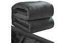 Mäkká teplá silná deka 200x160 cm - šedá