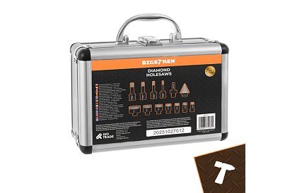 Diamantové dierovacie vrtáky M14 - 6–68 mm - 13 kusov v sade