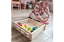 Drevená hračka – krájanie zeleniny s príslušenstvom - 34 dielov