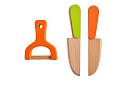 Drevená hračka – krájanie zeleniny s príslušenstvom - 34 dielov