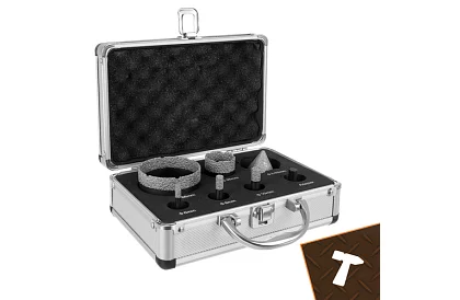 Diamantové dierovacie vrtáky M14 - 6–68 mm – sada 7 kusov