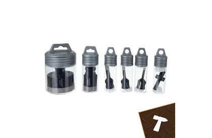 Diamantové dierové vyrezávače M14 6–68 mm - sada 7 dielov + adaptér