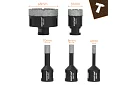 Diamantové dierové vyrezávače M14 6–68 mm - sada 7 dielov + adaptér