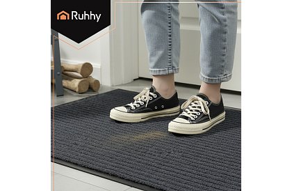 Rohožka – čierna -  58,6 x 88,2 cm